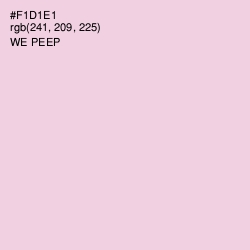 #F1D1E1 - We Peep Color Image